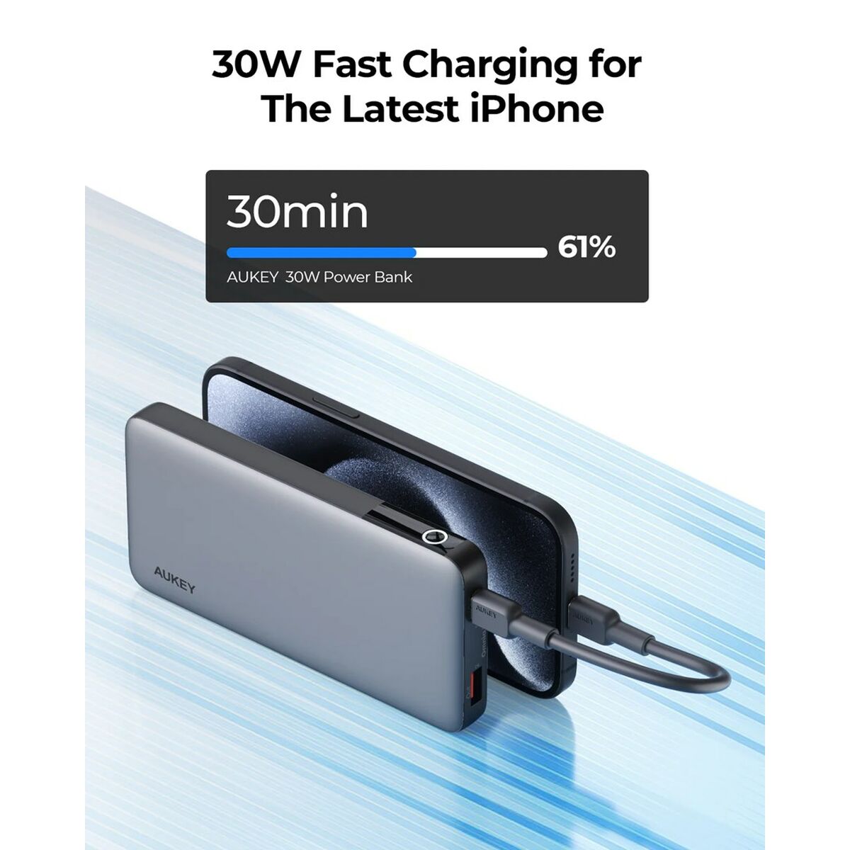 Powerbank Aukey PB-Y41 Grau mAh