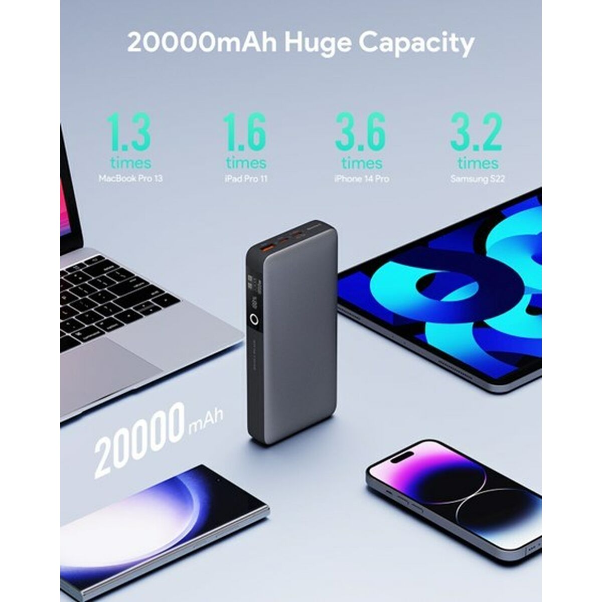 Powerbank Aukey PB-Y43 Schwarz mAh