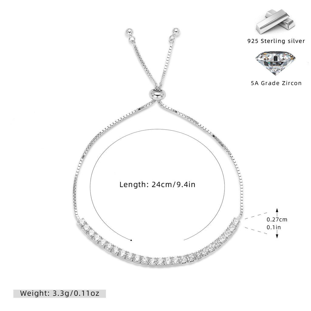 Armband mit Zirkon-Akzenten – Bild 3 | LuxeStyle