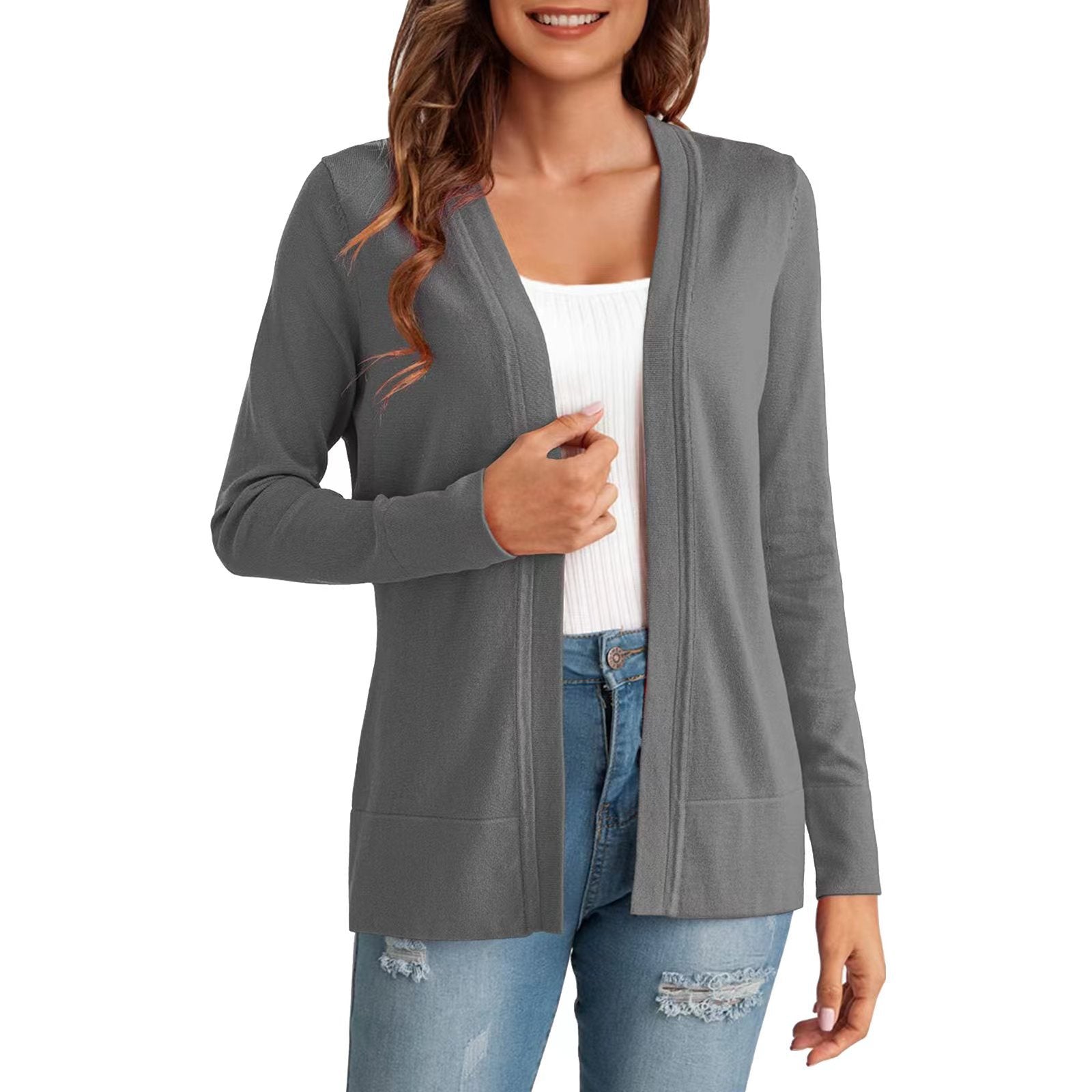 Kurze Pulloverjacke