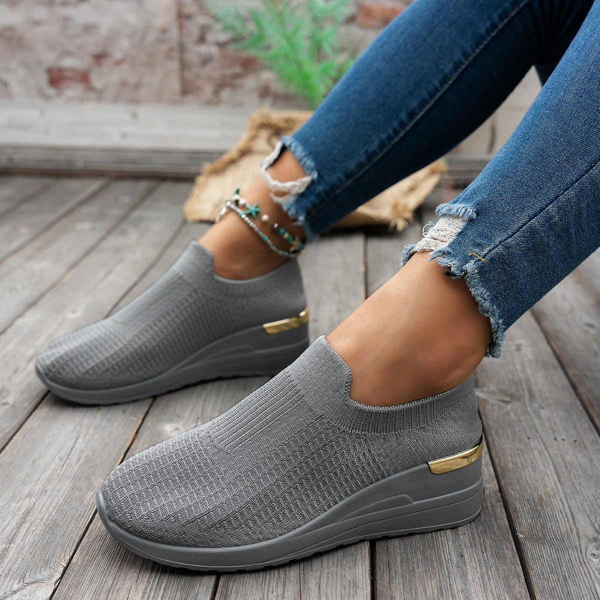Flyknit Mesh Sports-Casual Sneaker