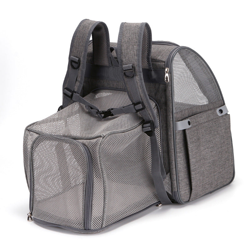Faltbarer Haustier-Rucksack aus Oxford-Stoff – Bild 3 | LuxeStyle