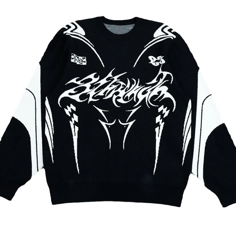 Locker sitzender Rundhals-Pullover