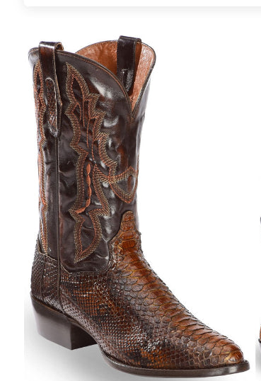 Herren Stiefel mit Stickerei und Patchwork