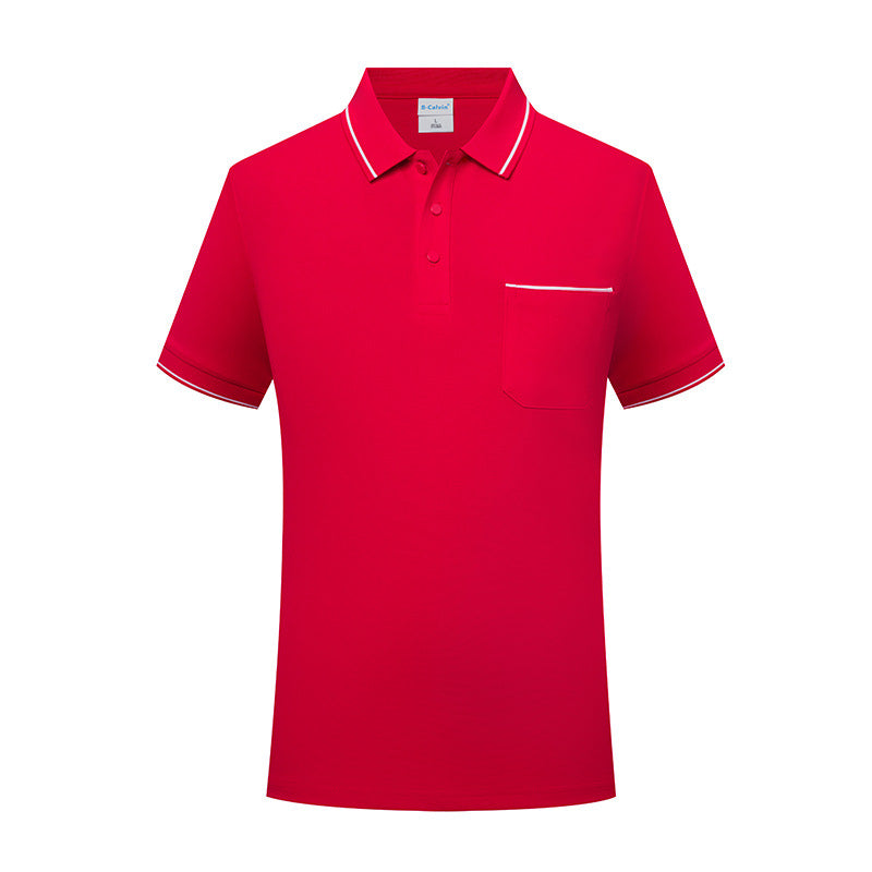 Polo-Shirt Kurzarm mit Revers und Tasche – Bild 2 | LuxeStyle