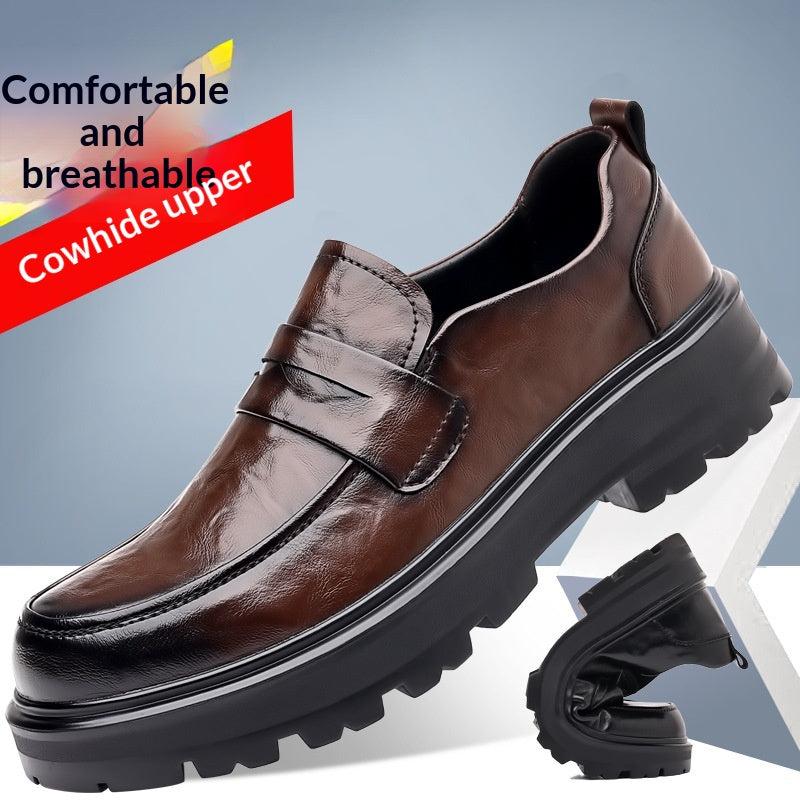 Herren Slip-On Lederschuhe