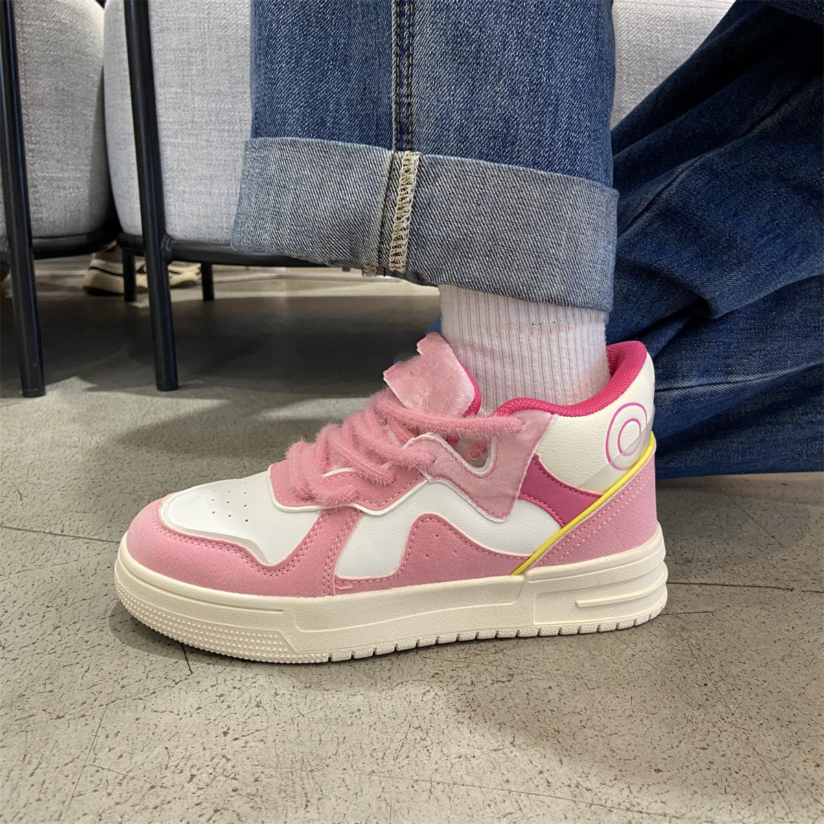 Fashion Sneaker mit dicken Sohlen