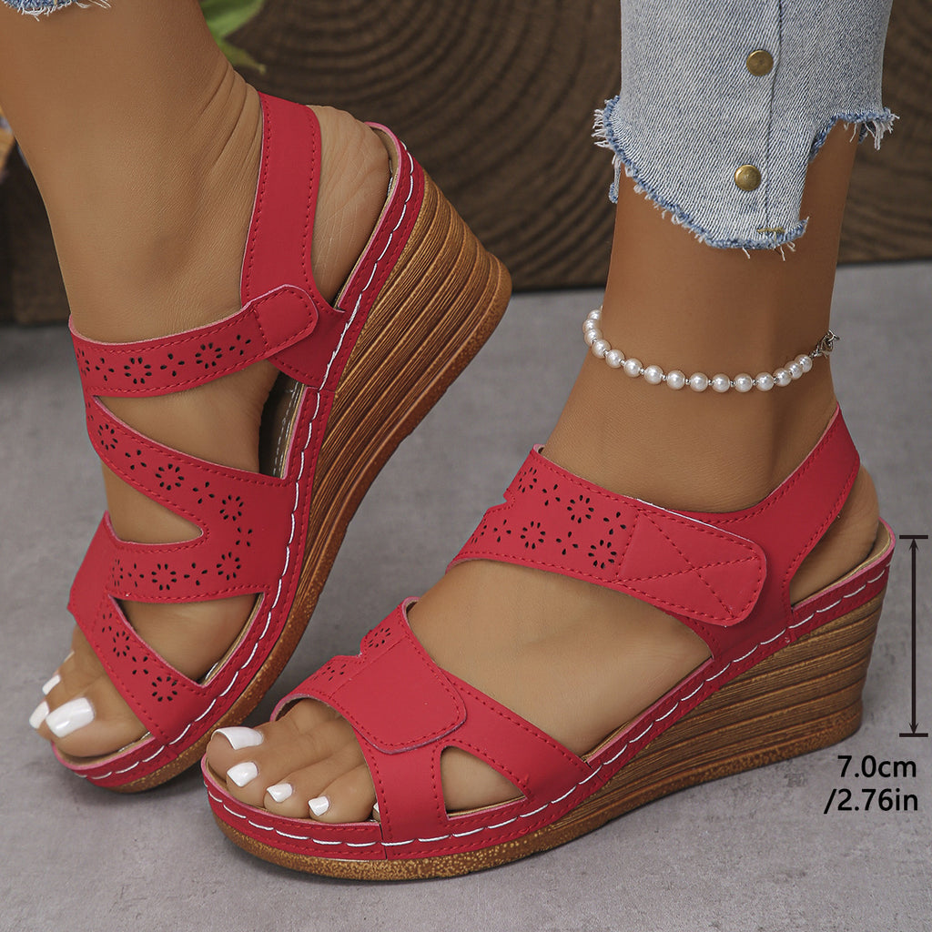 Keile Plateau Sandalen für Damen
