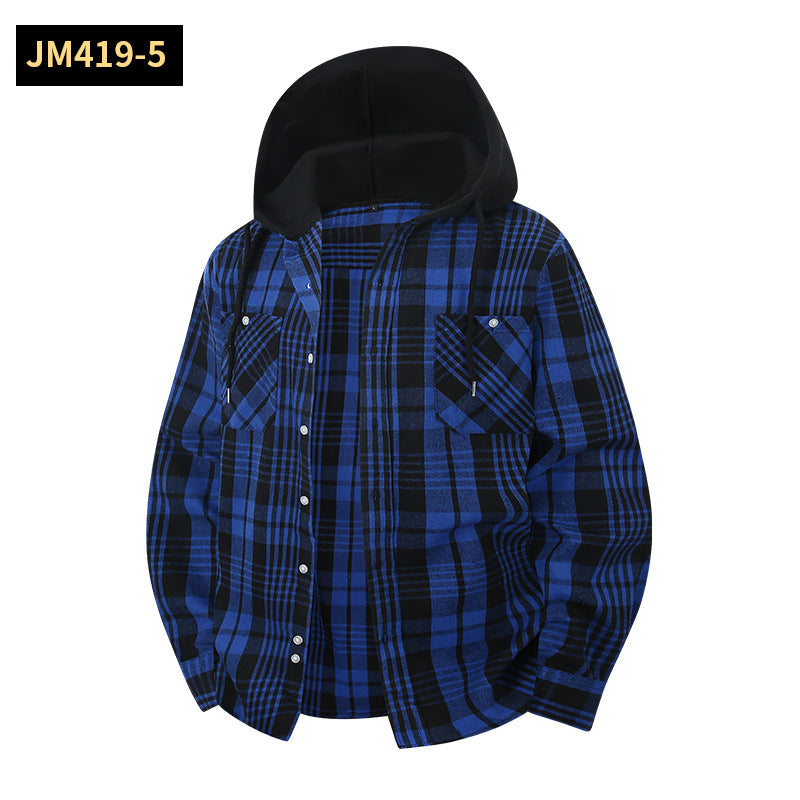 Hoodie mit Plaid-Muster – Bild 12 | LuxeStyle