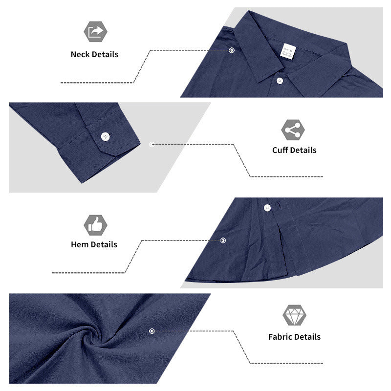Leichter Leinen-Cardigan mit Reverskragen – Bild 1 | LuxeStyle
