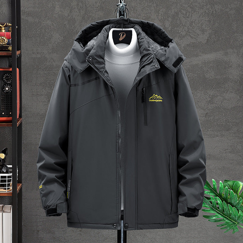 Herren Kapuzen-Windbreaker wasserdicht – Bild 2 | LuxeStyle