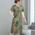Damen Sommer Baumwoll-Seidenkleid – Bild 1 | LuxeStyle