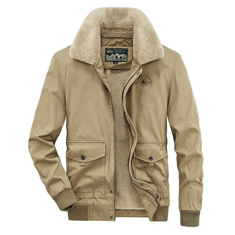 Gefütterte Baumwolljacke für Herren – Ansicht 7