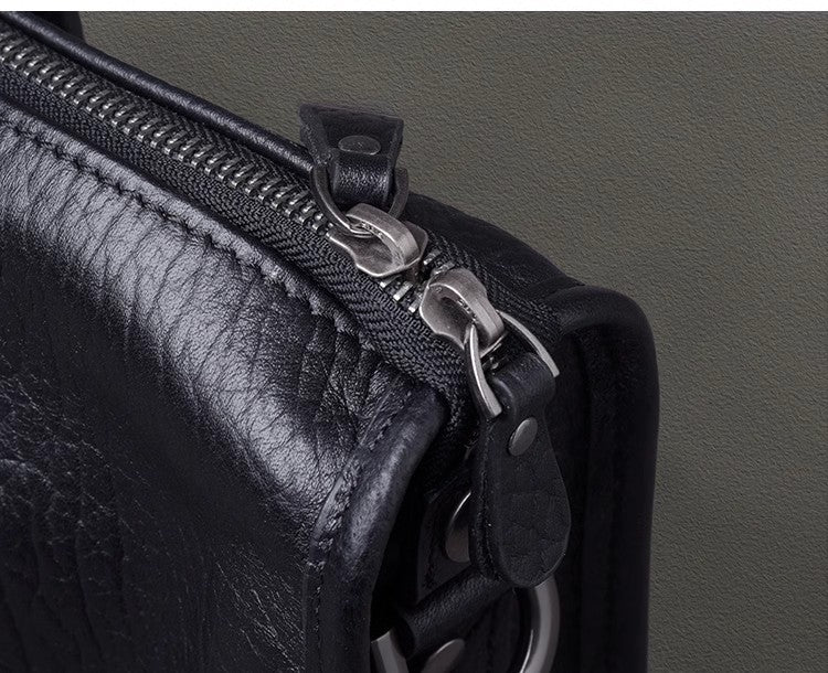 Schwarzes Leder-Taschen – Bild 12 | LuxeStyle