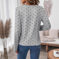 Langarmshirt mit Rundhals und Polka Dots