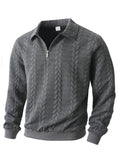 Herren Sport Hoodie mit Half-Zip