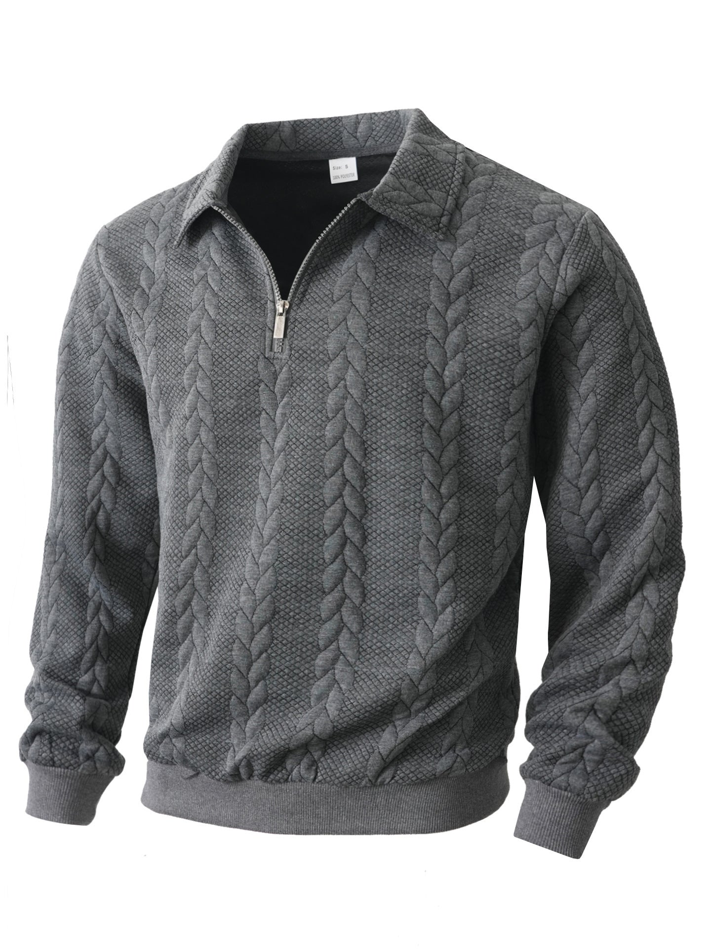 Herren Sport Hoodie mit Half-Zip