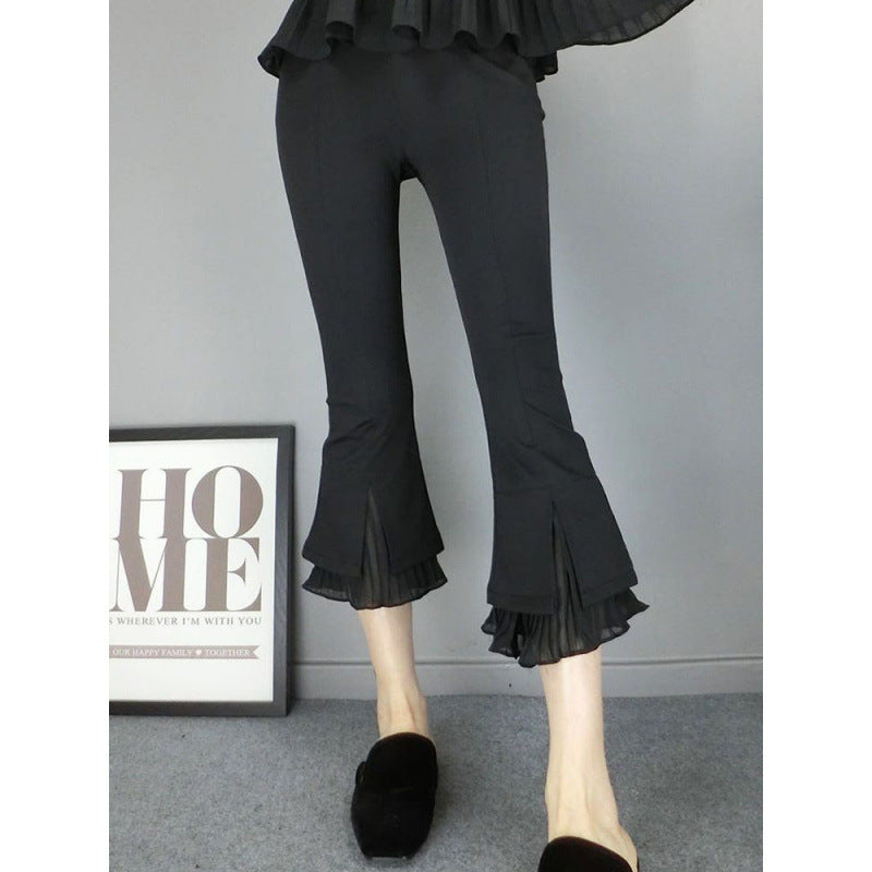 Leggings mit Mesh-Einsätzen und Cutouts