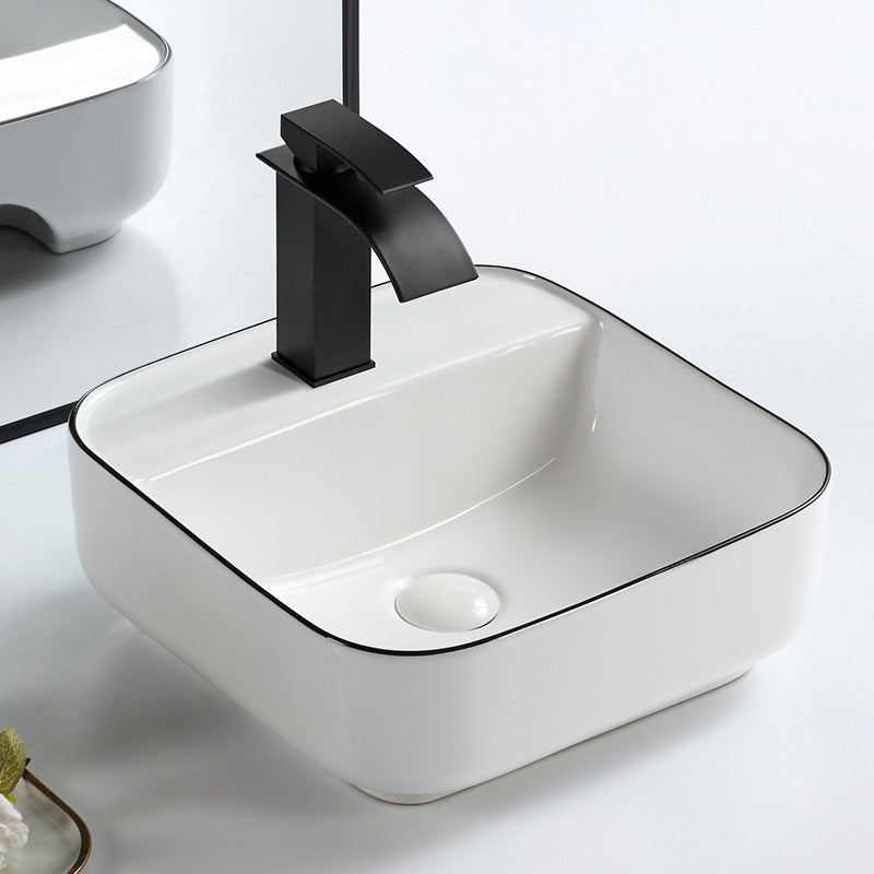 Rundes Keramik-Waschbecken
