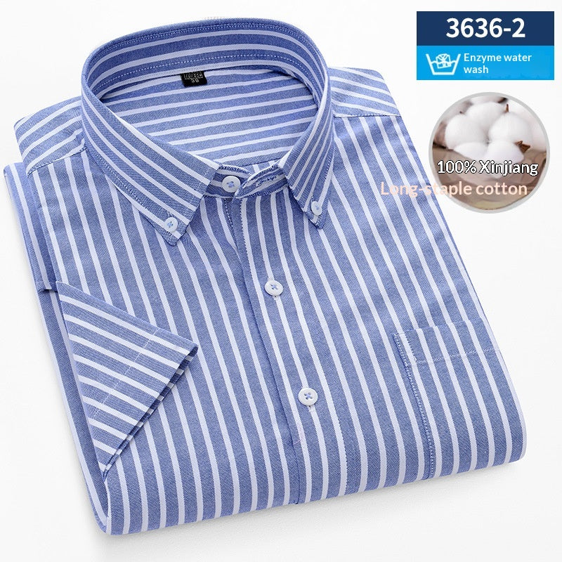Herren Baumwollhemd mit Karomuster – Bild 6 | LuxeStyle