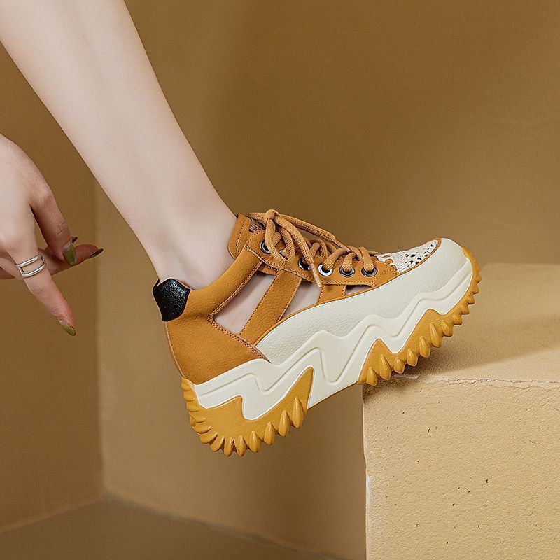 Schnürschuhe mit Plateauabsatz – Bild 5 | LuxeStyle