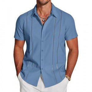 Hawaii Hemd aus Leinenmischung für Herren – Bild 6 | LuxeStyle
