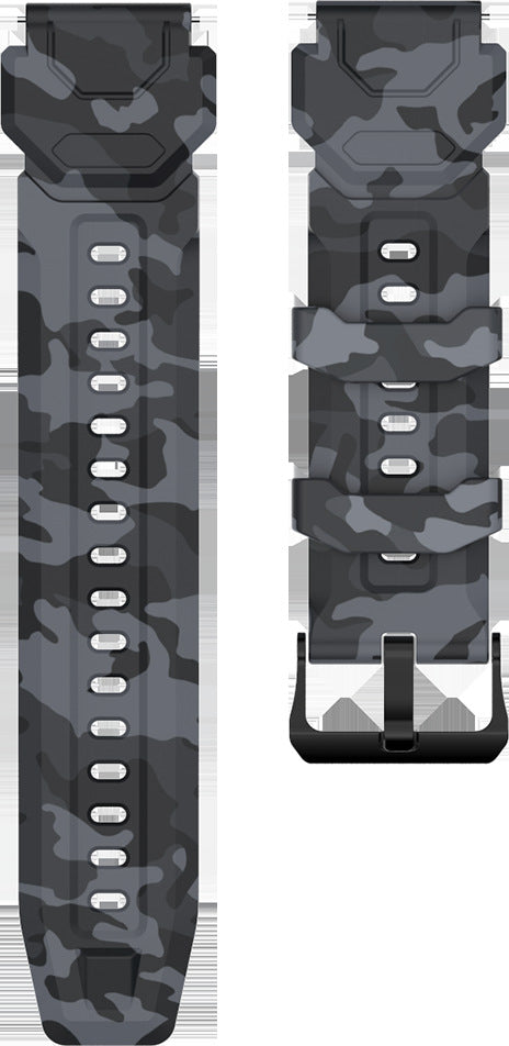 Silikon-Uhrarmband flacher Direktanschluss, 22 mm | LuxeStyle
