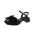 Sommer Sandalen mit Schleife und Perlen – Bild 1 | LuxeStyle