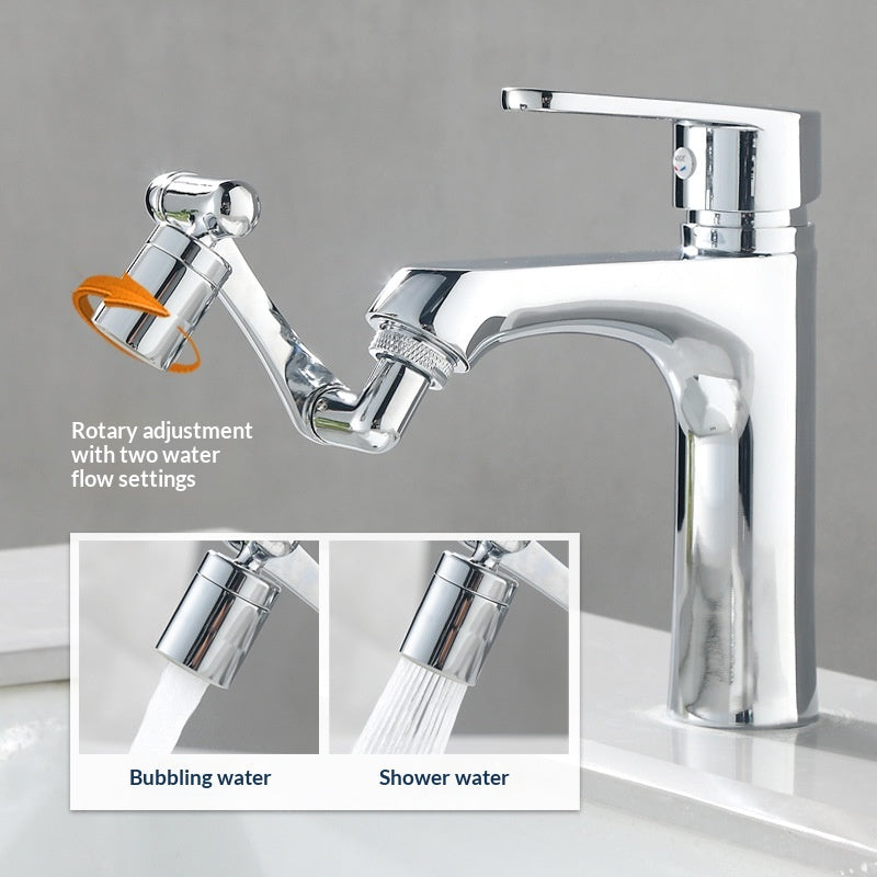 Drehbarer Wasserhahn-Aufsatz mit Schwenkarm