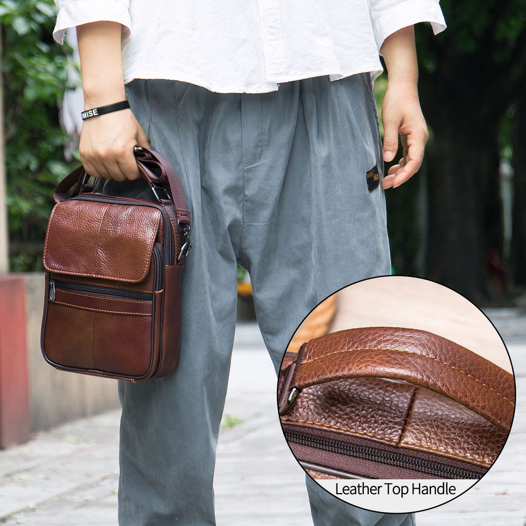 Messenger-Tasche Herren aus Leder – Bild 5 | LuxeStyle