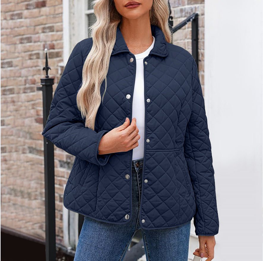 Weisses Quilted-Jackett mit Knöpfen – Bild 7 | LuxeStyle