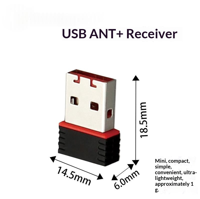 Mini USB ANT+ Dongle Herzfrequenz-Empfänger