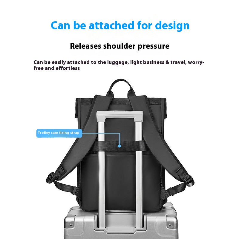 Business-Leisure Computer-Rucksack, 36-55 L, wasserabweisend – Bild 2 | LuxeStyle