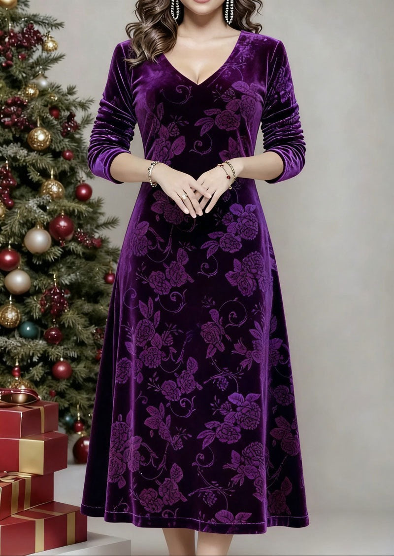 Samtkleid für Damen – Bild 9 | LuxeStyle