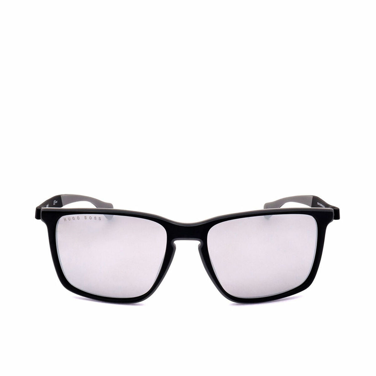 Unisex-Sonnenbrille Hugo Boss 1114/S Schwarz Silber