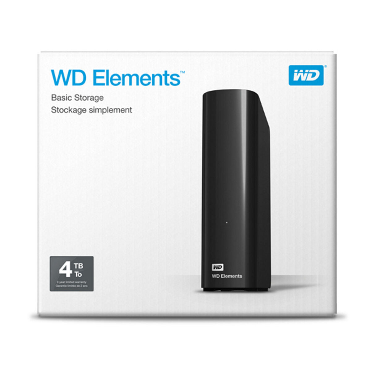 Externe Festplatte Western Digital WD Elements Desktop WDBWLG0040HBK-EESN 4 TB 3,5 USB 3.0 Plattenspeicher 4 TB