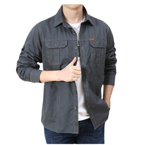 Loose Overalls Langarmshirt für Herren – Bild 5 | LuxeStyle