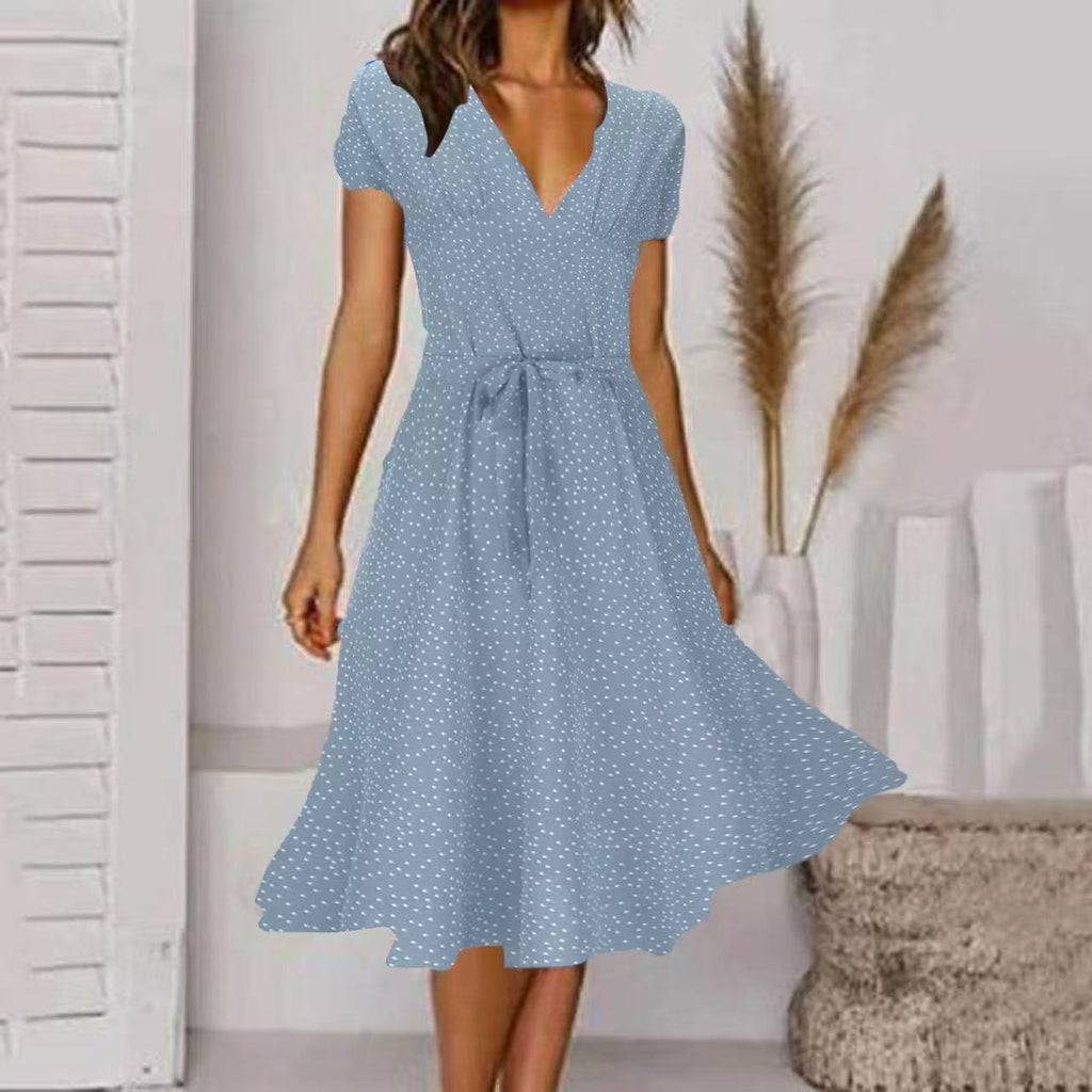 Chiffon-Kleid mit 3D-Effekt