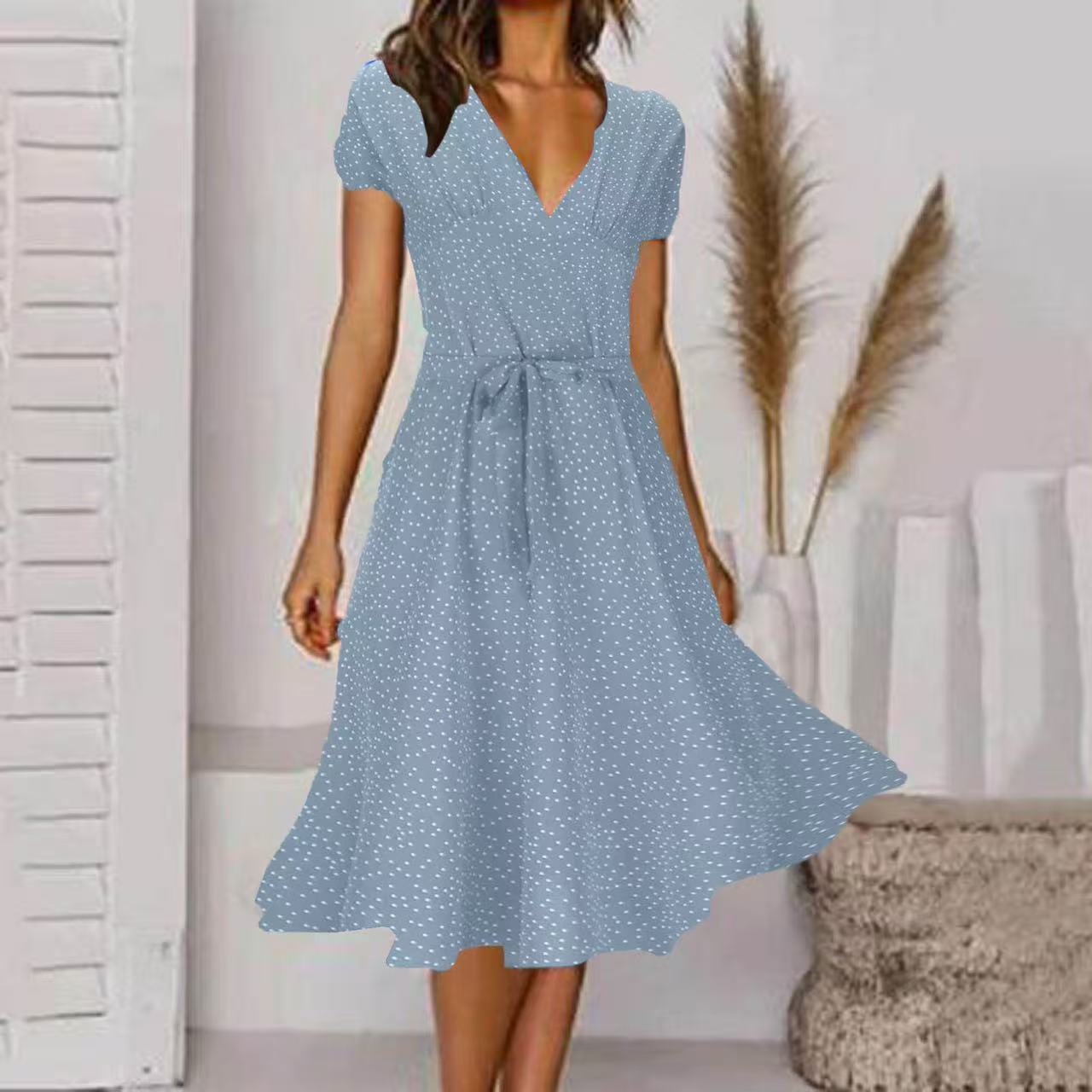 Chiffon-Kleid mit 3D-Effekt