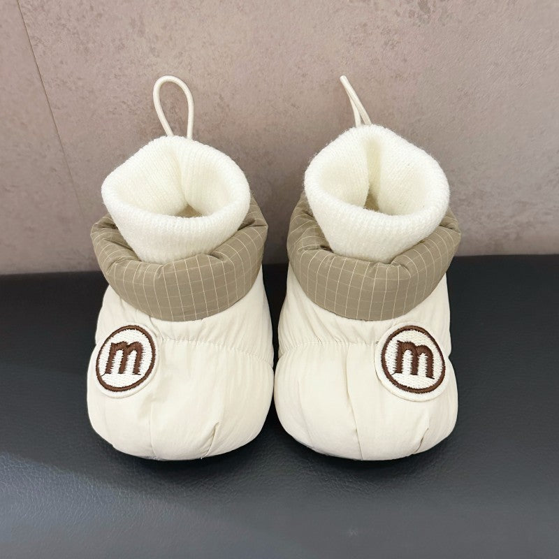 Baby Baumwollschuhe mit weicher Sohle