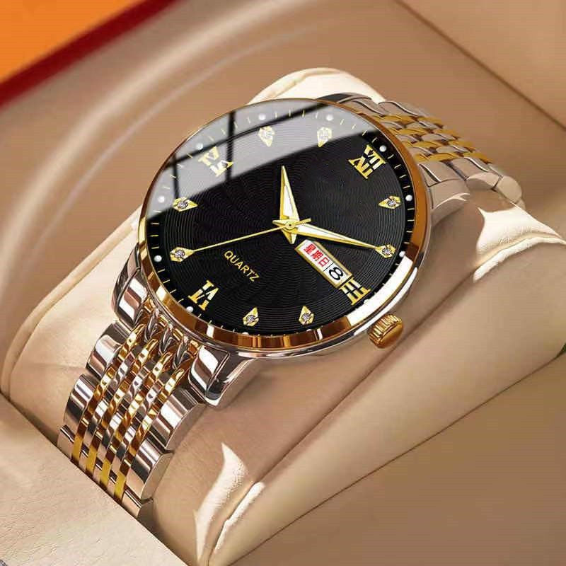 Herrenuhr, wasserdicht, quarz, leuchtend – Bild 6 | LuxeStyle