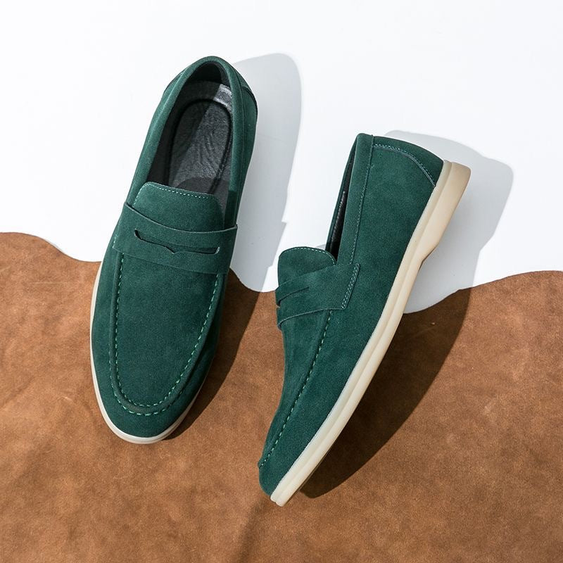 Elegante Slip-on Herrenschuhe mit spitzer Kappe