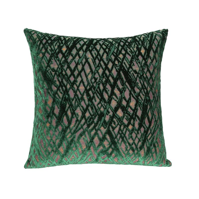 Jacquard Kissenbezug mit Stickerei