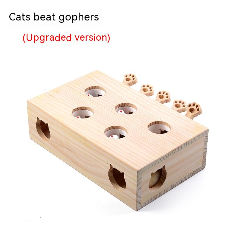 Whac-a-mole Holzspielzeug für Katzen – Bild 3 | LuxeStyle