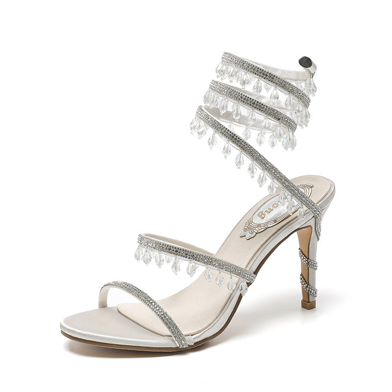Hohe Stilettosandalen – Bild 5 | LuxeStyle