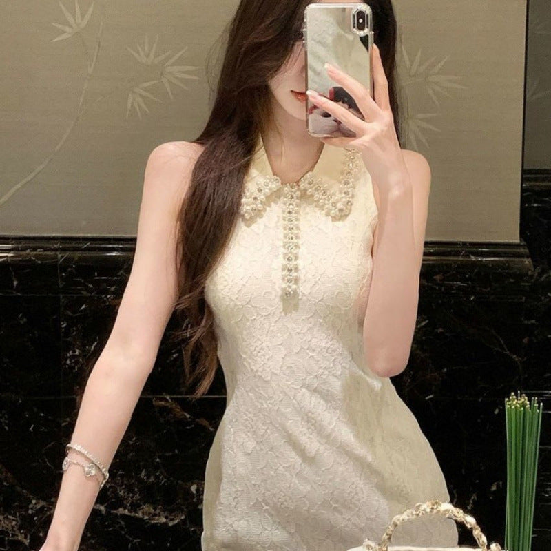 Sommerkleid ohne Ärmel, taillenbetont | LuxeStyle