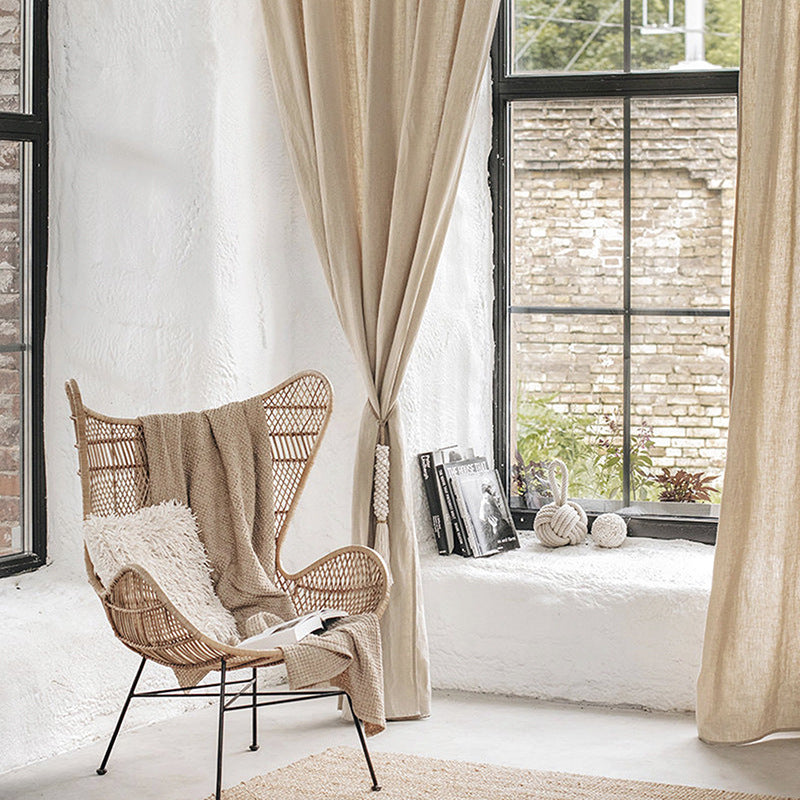 Leinen-Vorhang im Nordic-Stil