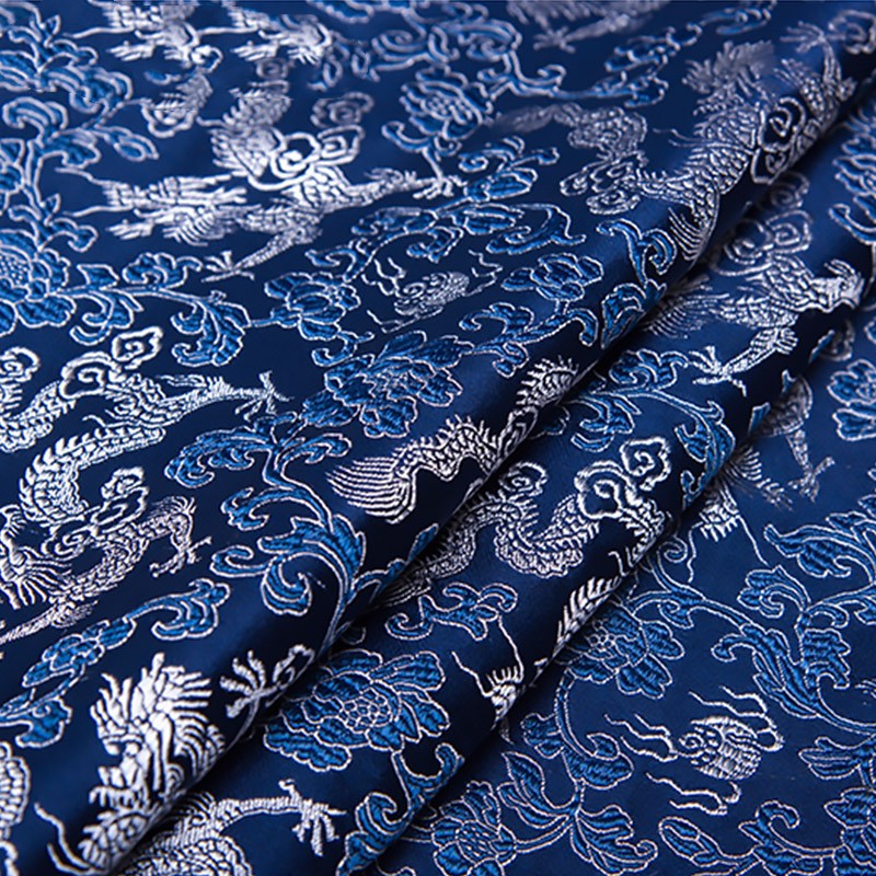 Brokatstoff Seide Antiker Tang-Anzug Cheongsam – Bild 17 | LuxeStyle