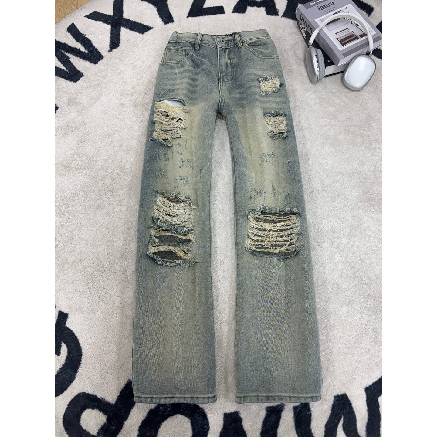 Herren Loose Fit Jeans mit weitem Bein