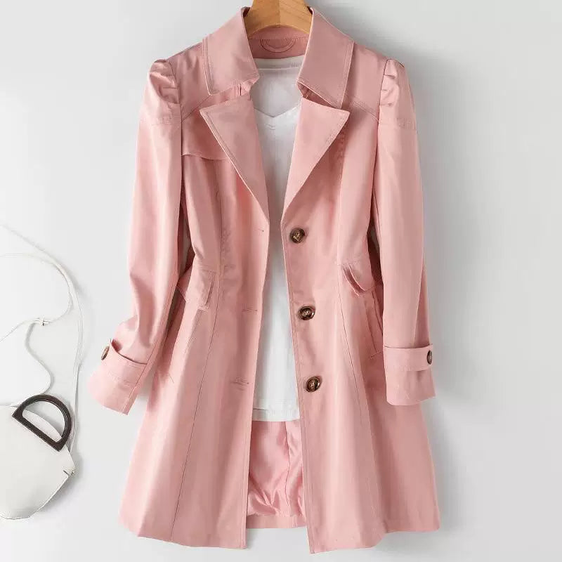 Trenchcoat im Slim Fit für Damen – Bild 2 | LuxeStyle